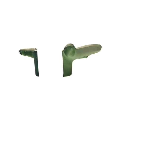 Set of 2 small Frosted Glass Votive Candle holder Green Dragonfly Pink Butterfly - Picture 5 of 6